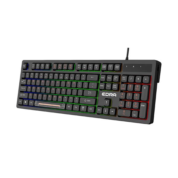 Bàn phím máy tính văn phòng giả cơ có dây E-Dra EK506 Black