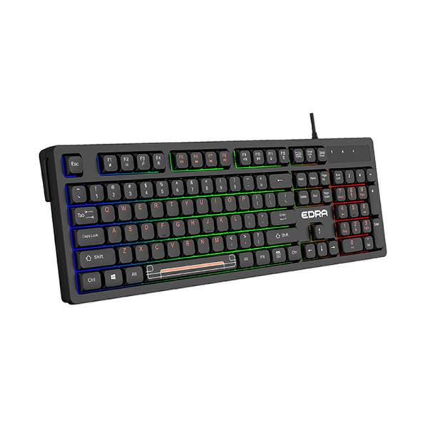 Bàn phím máy tính văn phòng giả cơ có dây E-Dra EK506 Black