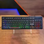 Bàn phím máy tính văn phòng giả cơ có dây E-Dra EK506 Black
