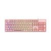 Bàn phím máy tính văn phòng giả cơ có dây E-Dra EK506 Pink