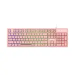 Bàn phím máy tính văn phòng giả cơ có dây E-Dra EK506 Pink