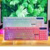 Bàn phím máy tính văn phòng giả cơ có dây E-Dra EK506 Pink