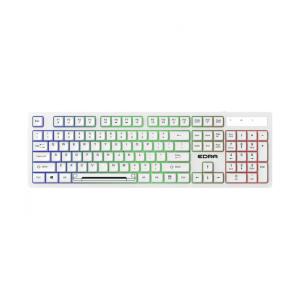Bàn phím máy tính văn phòng giả cơ có dây E-Dra EK506 White