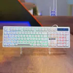 Bàn phím máy tính văn phòng giả cơ có dây E-Dra EK506 White