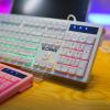 Bàn phím máy tính văn phòng giả cơ có dây E-Dra EK506 White