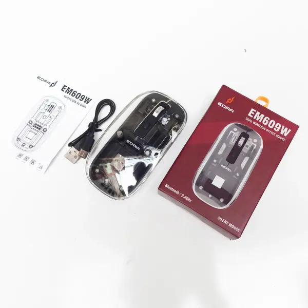 Chuột máy tính gaming không dây E-Dra EM609W Slient 2 mode