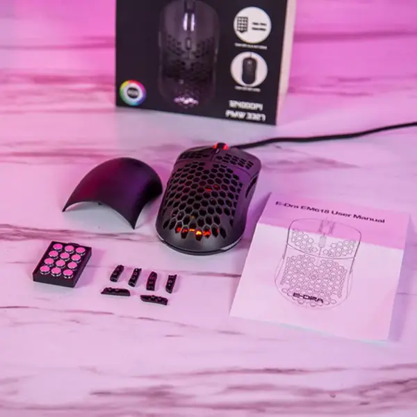Chuột máy tính gaming E-Dra EM618 Black