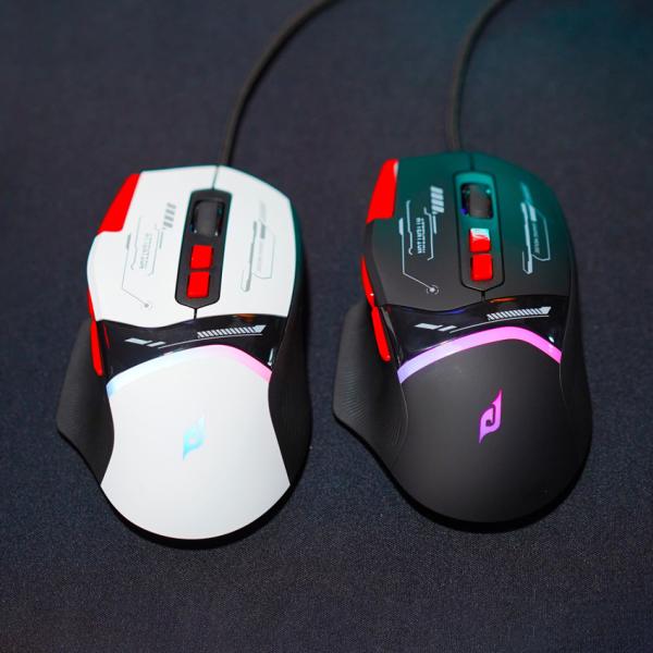 Chuột máy tính gaming có dây E-Dra EM631 White