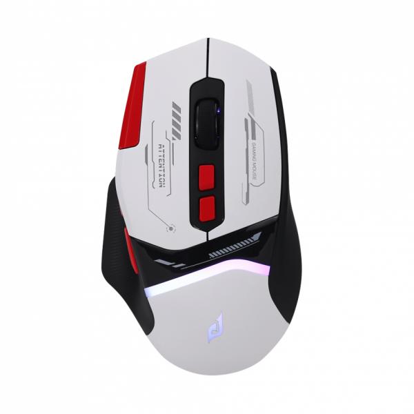 Chuột máy tính gaming có dây E-Dra EM631W White