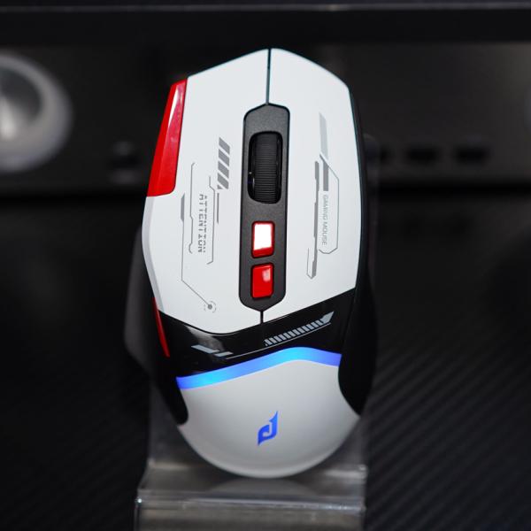 Chuột máy tính gaming có dây E-Dra EM631W White