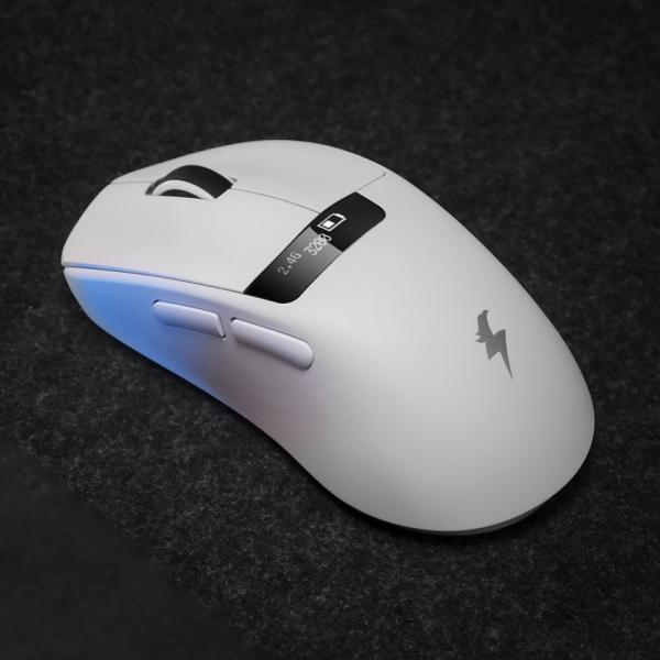 Chuột máy tính gaming không dây ThunderBird TM620W White
