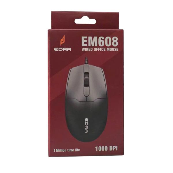 Chuột máy tính văn phóng có dây E-Dra EM508 Black