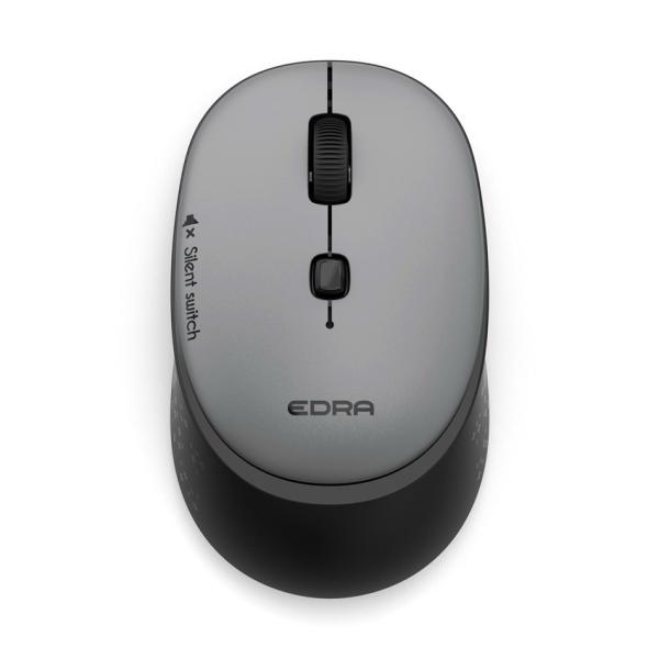 Chuột công thái học không dây E-Dra EM610W Silent Black