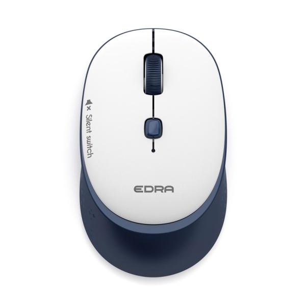 Chuột công thái học không dây E-Dra EM610W Silent Blue