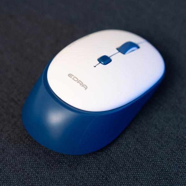 Chuột công thái học không dây E-Dra EM610W Silent Blue