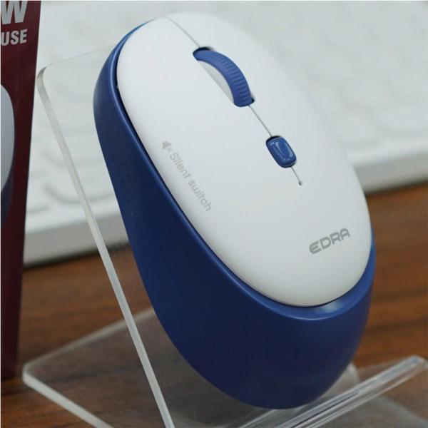 Chuột công thái học không dây E-Dra EM610W Silent Blue