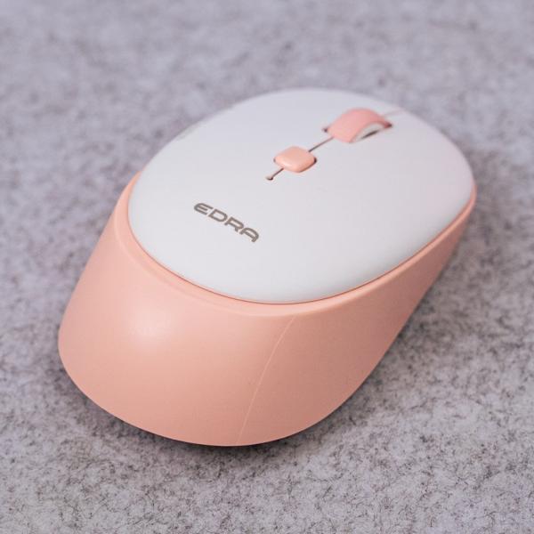 Chuột công thái học không dây E-Dra EM610W Silent Pink