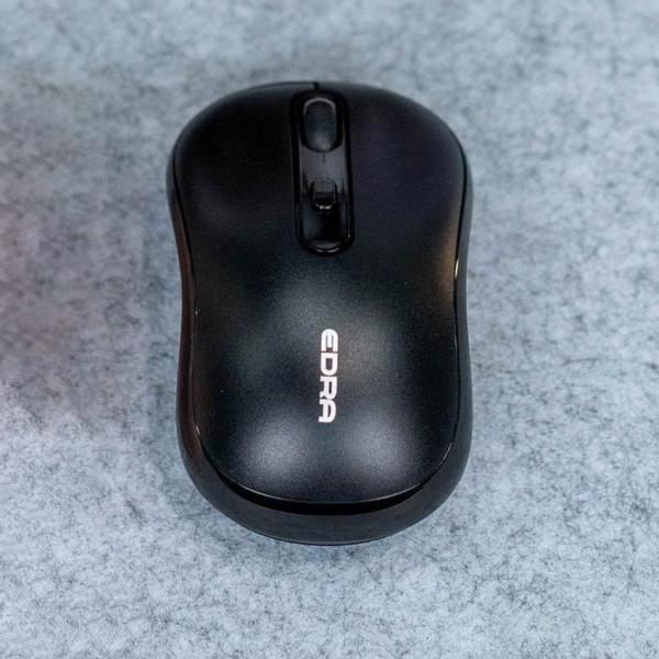 Chuột máy tính văn phòng không dây E-Dra EM611W Black