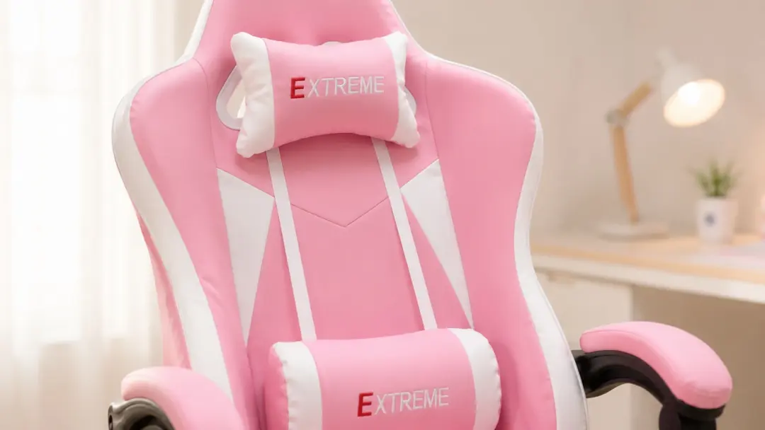 phối màu trắng hồng của ghế gaming extreme zero s