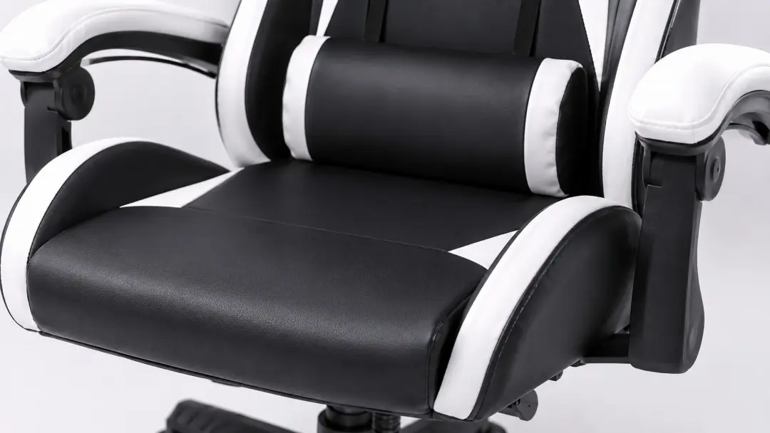 đệm ngồi dày của ghế gaming extreme zero s white black