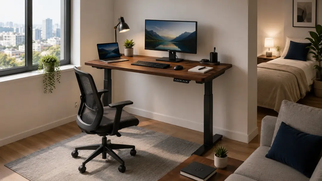 Kích thước bàn nâng hạ phù hợp cho studio và chung cư
