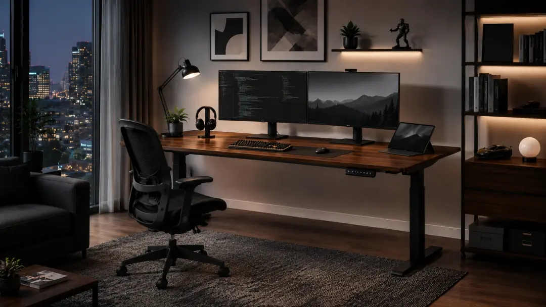 Setup bàn nâng hạ cho dân văn phòng designer và game thủ tại TP.HCM