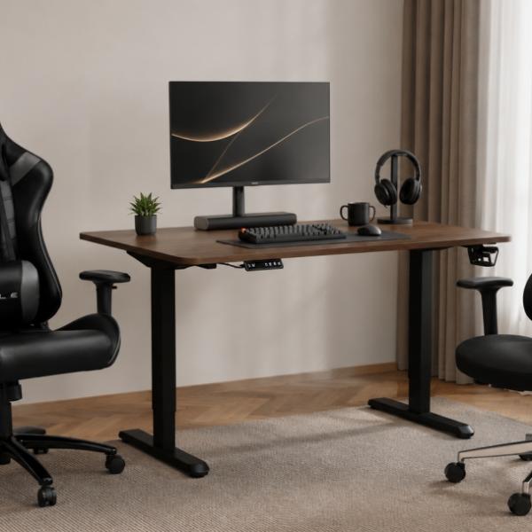 Nên chọn ghế gaming hay ghế công thái học khi dùng bàn nâng hạ?