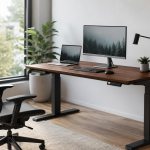 Cách setup góc làm việc công thái học tại nhà với bàn nâng hạ