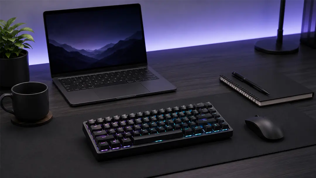 Bàn phím cơ gaming có dây phù hợp học tập làm việc và chơi game