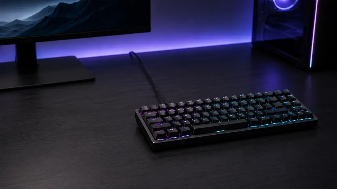 Bàn phím gaming có dây kết nối ổn định qua USB