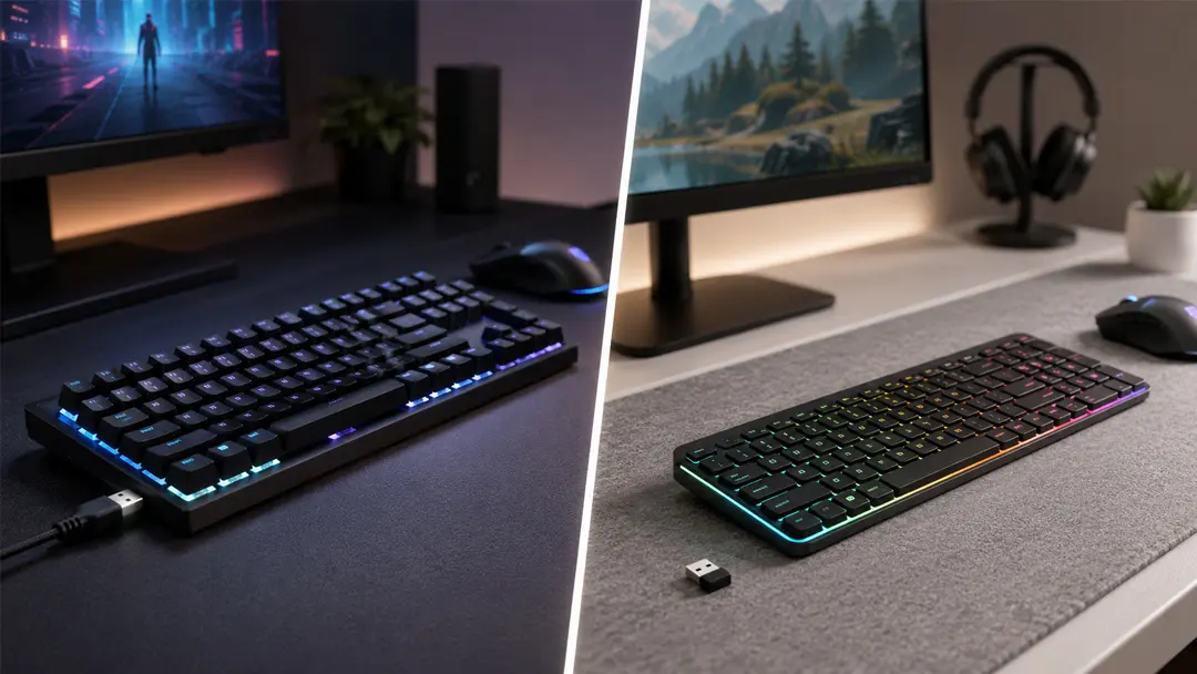 Bàn phím gaming có dây và không dây: loại nào phù hợp hơn với game thủ?