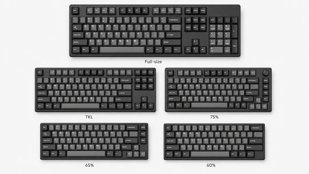 Các layout bàn phím cơ phổ biến hiện nay