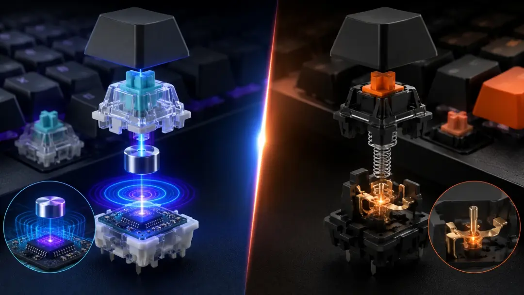 So sánh switch Hall Effect và switch cơ truyền thống
