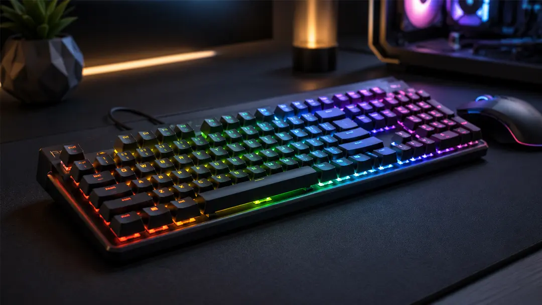 Bàn phím gaming LED Rainbow giá tốt
