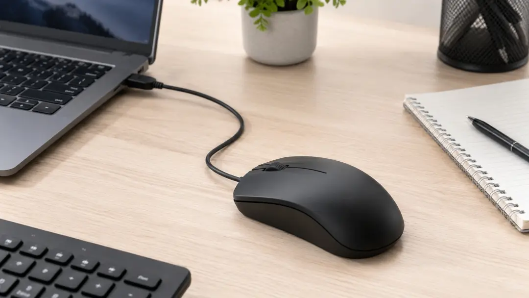 Chuột có dây USB phù hợp cho học tập và làm việc văn phòng