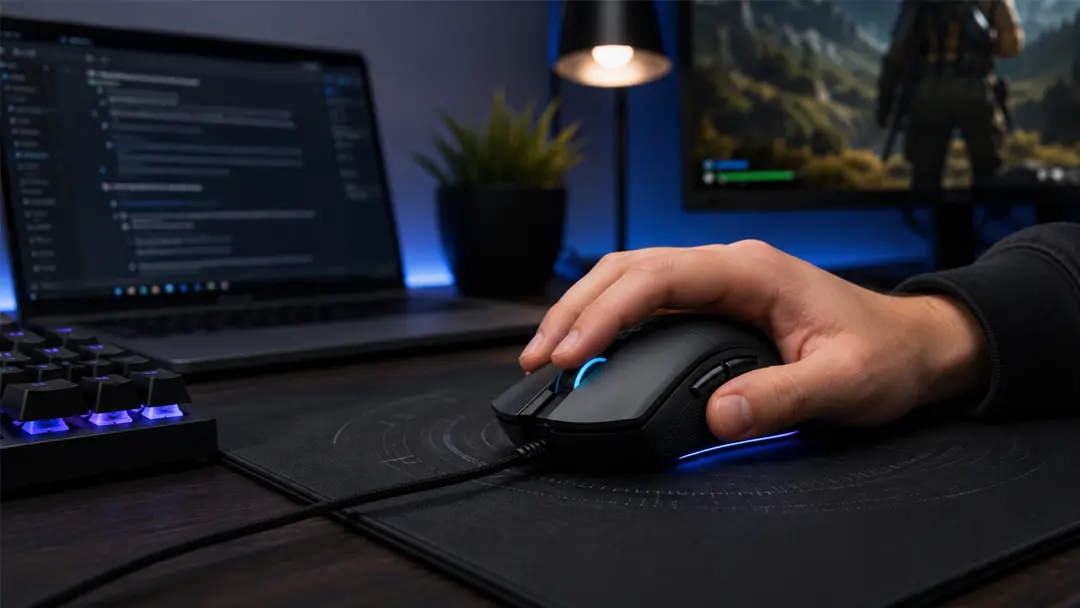 Chuột gaming cảm biến ổn định dùng cho học tập làm việc và chơi game
