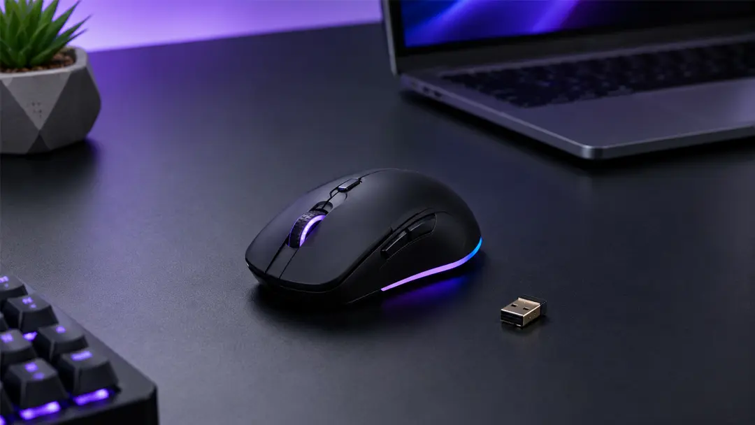 Chuột gaming không dây Bluetooth và Wireless 2.4GHz