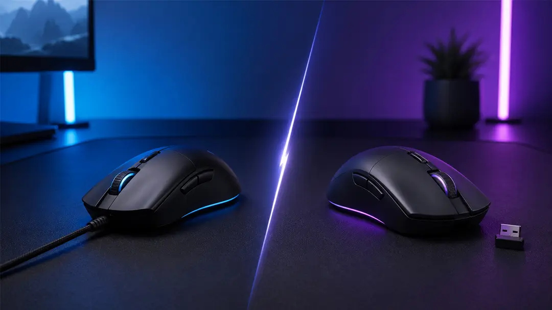Nên chọn chuột gaming có dây hay không dây để chơi game?