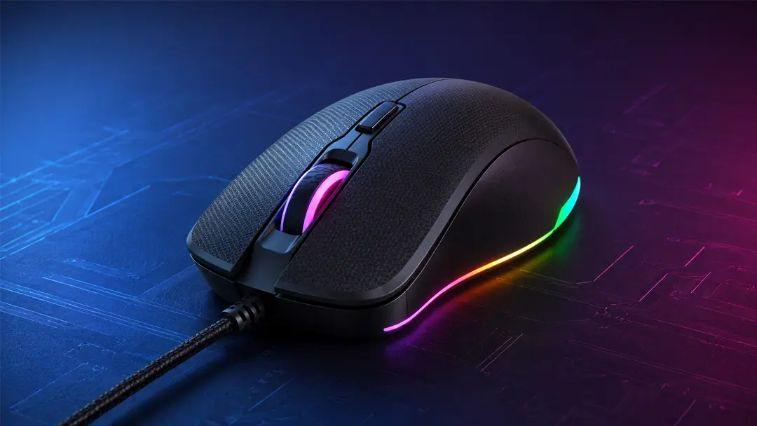 Chuột gaming G-Net GM105 dùng switch Huano 50 triệu click