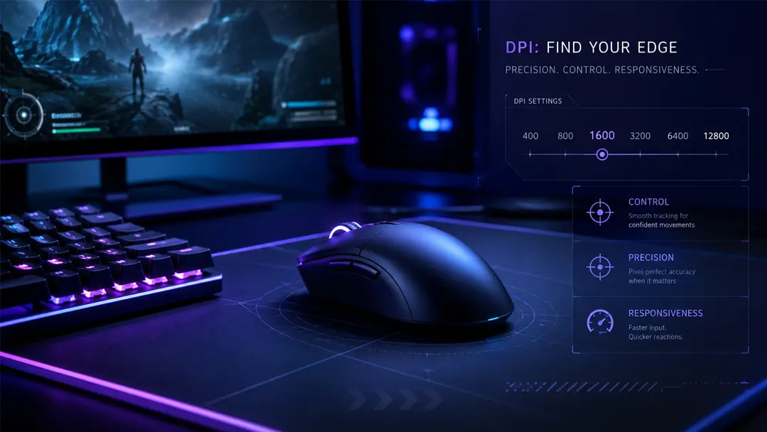 Mức DPI phù hợp khi chơi game