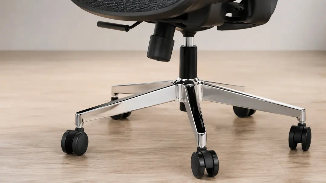 Trụ thủy lực chân ghế và bánh xe ghế ergonomic