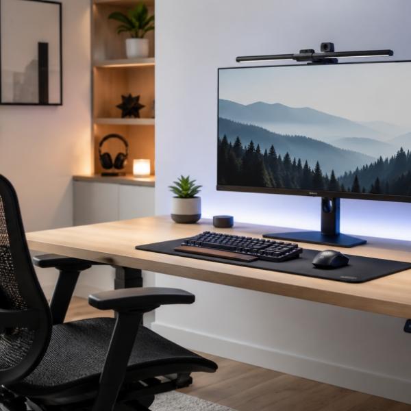 Mách bạn cách setup góc làm việc công thái học tại nhà gọn gàng, hiện đại