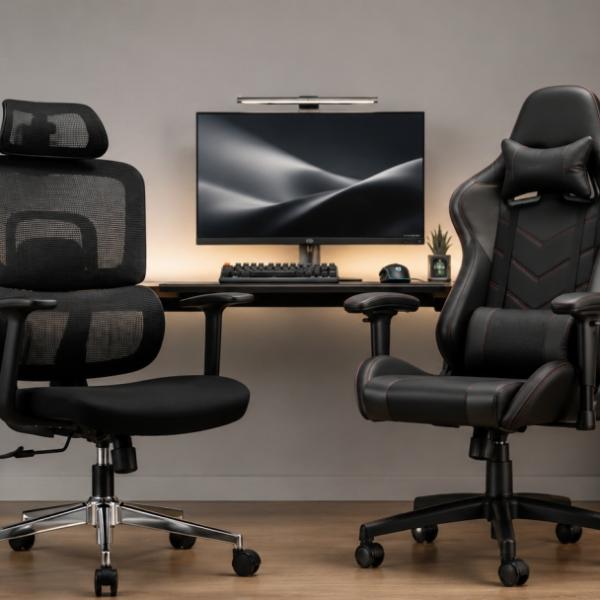 Ghế công thái học và ghế gaming khác nhau thế nào?