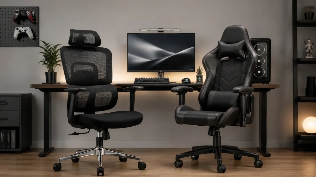 Ghế công thái học và ghế gaming khác nhau thế nào?
