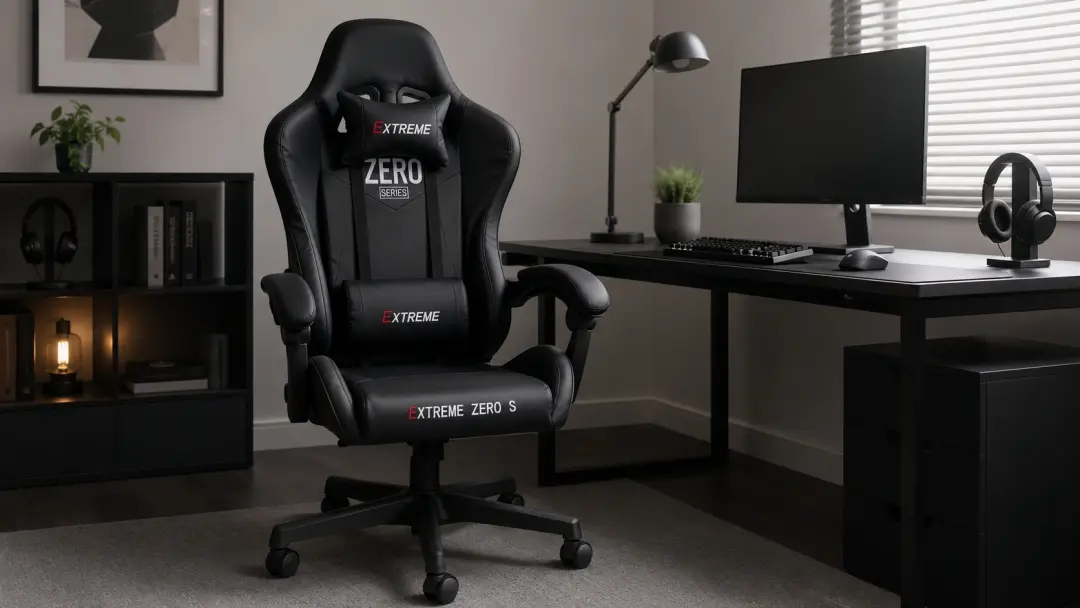 Ghế gaming Extreme Zero S Black basic dễ phối