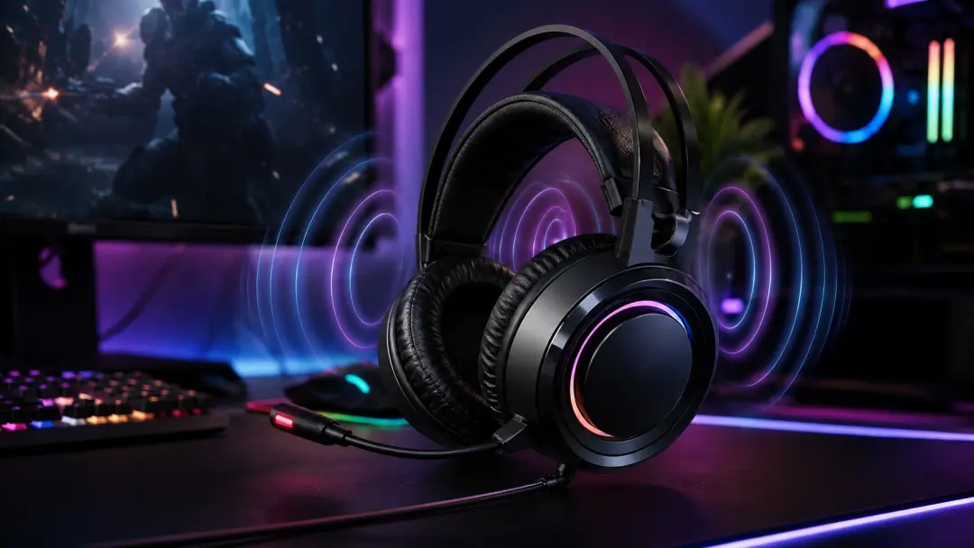 Tai nghe gaming 7.1 và micro lọc tiếng ồn