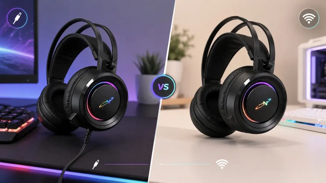 So sánh tai nghe gaming có dây và không dây