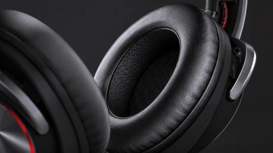 Đệm tai dày êm của tai nghe gaming chụp tai dùng lâu dài