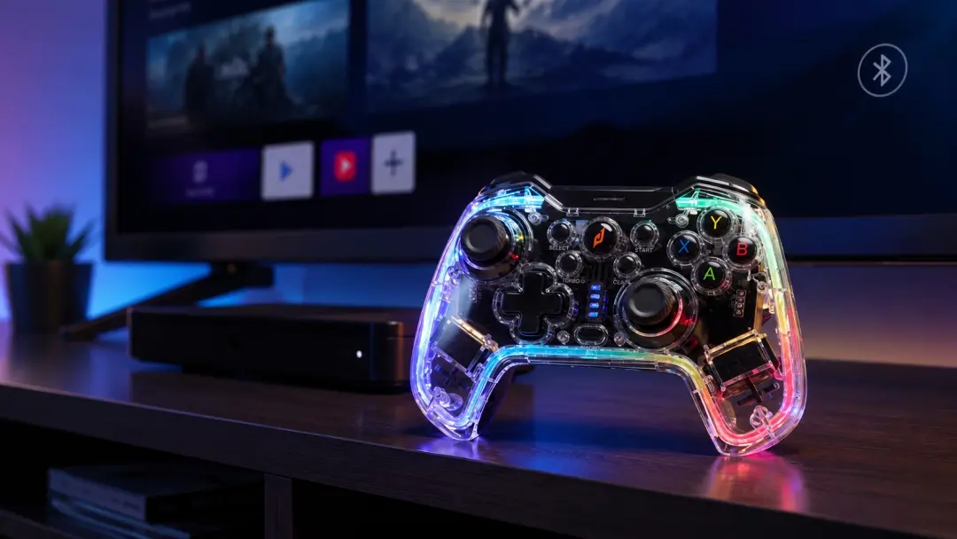 Tay cầm chơi game Bluetooth dùng cho Android TV