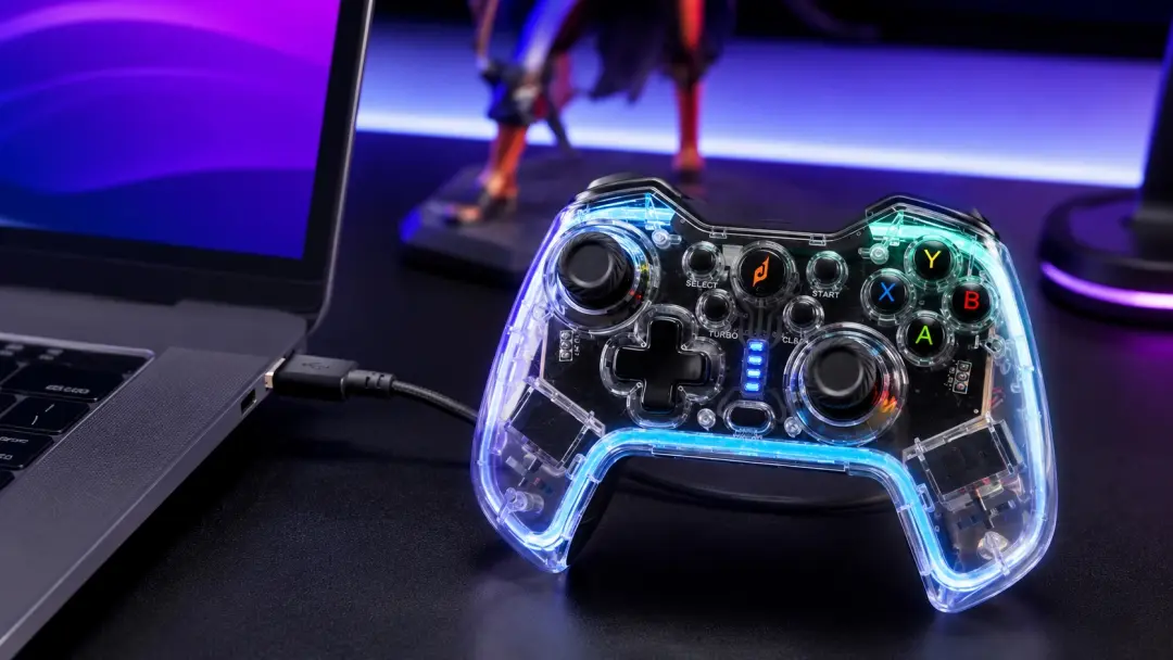 Tay cầm chơi game kết nối USB với PC